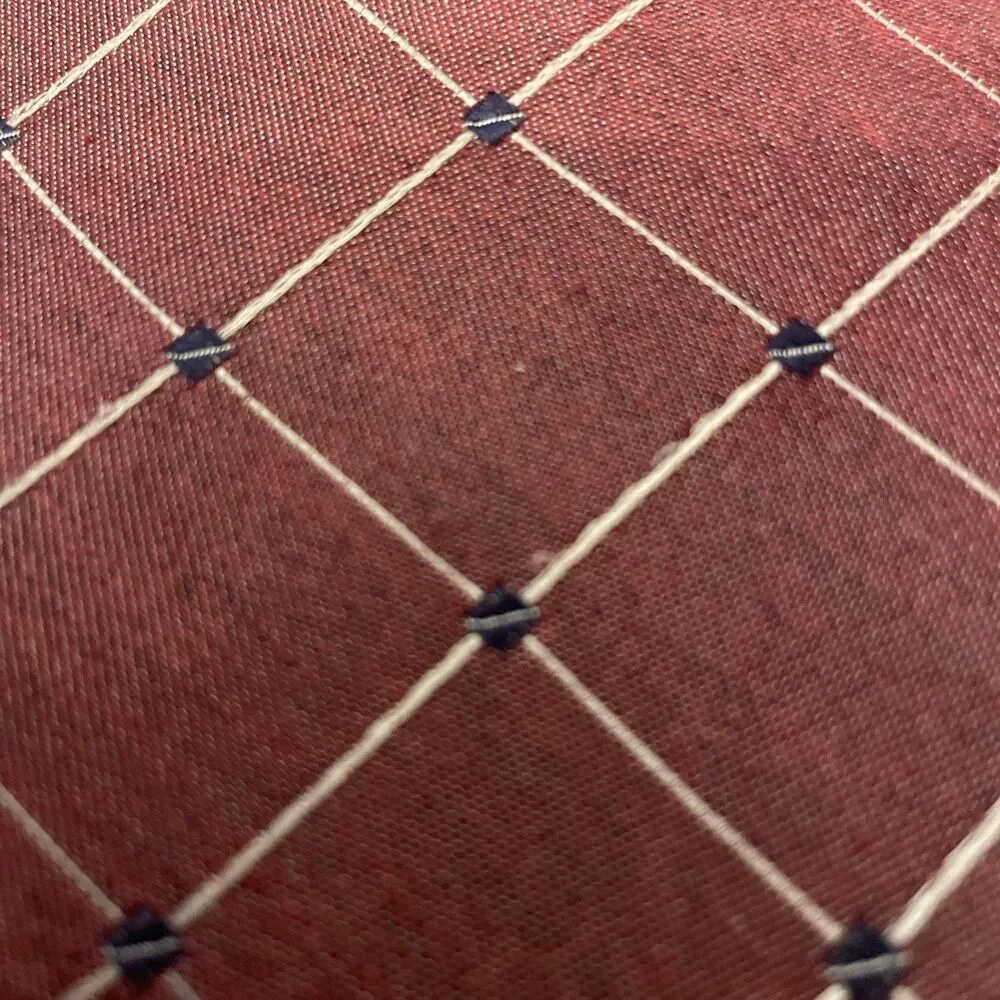 Tommy Hilfiger Men's Classic Diamond Stripe Tie Maroon/Navy/Gold